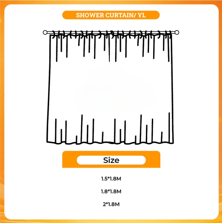 3D shower curtain - German Shepherd Shop