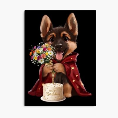 German Shepherd Timeless Design Poster