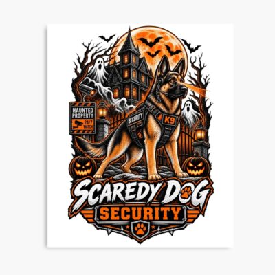 German Shepherd Aesthetic Illustration Poster