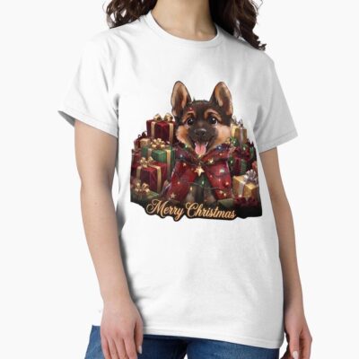 German Shepherd Heritage Illustration T-shirt