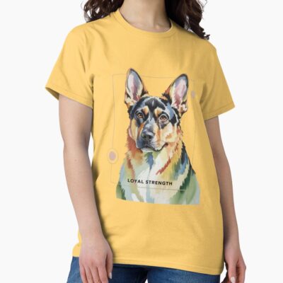 German Shepherd Modern Style T-shirt