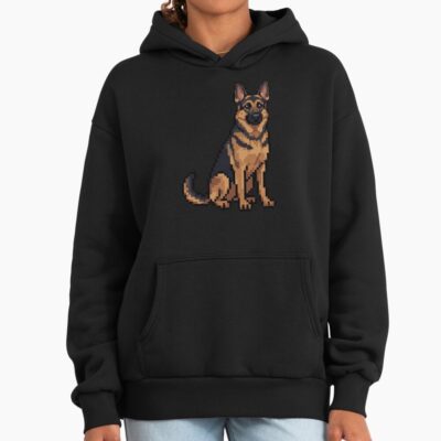 German Shepherd Retro Artwork Hoodie