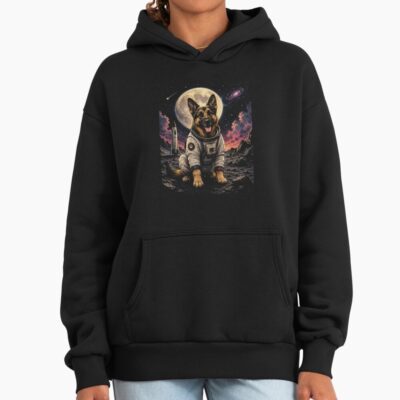 German Shepherd Graphic Style Hoodie