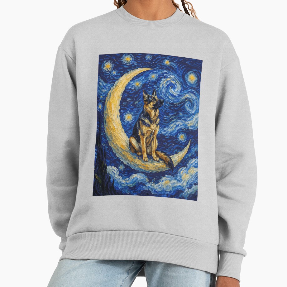 ssrcooversized_sweatshirtwomens_01heather_greyfrontsquare_productx1000 - German Shepherd Shop