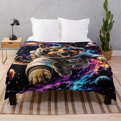 German Shepherd Legacy Artwork Throw Blanket