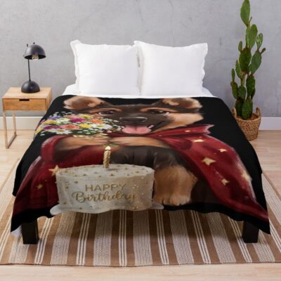 German Shepherd Timeless Design Throw Blanket