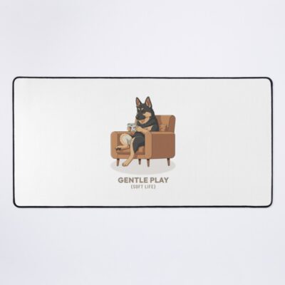 German Shepherd Aesthetic Style Mouse Pad