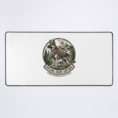 German Shepherd Retro Edition Mouse Pad