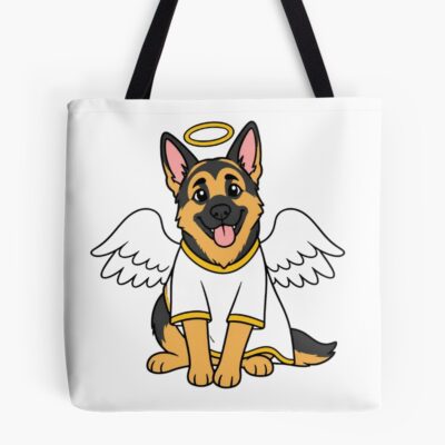 German Shepherd Aesthetic Design Tote Bag