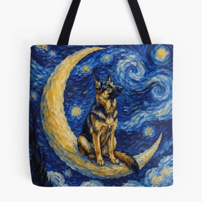 German Shepherd Legacy Design Tote Bag